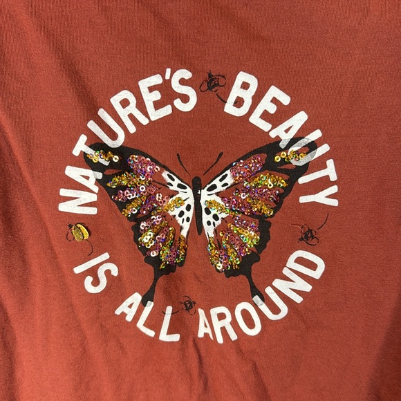 Butterfly graphic long sleeve tee - Picture 2 of 10
